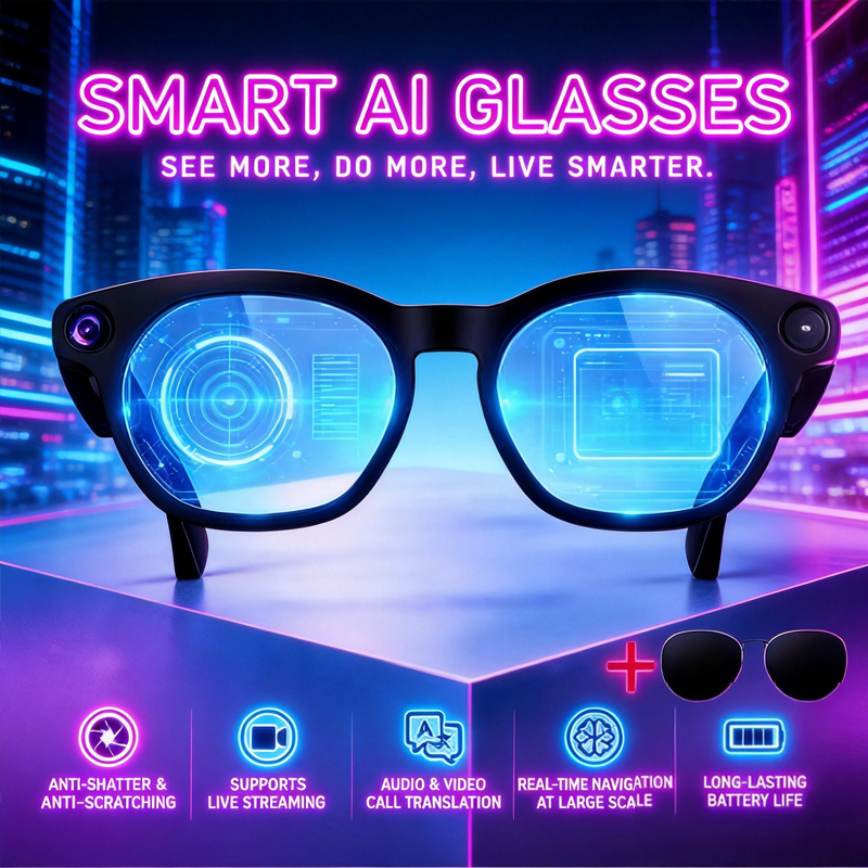 Audio Music To Video Ai - New Fashionable Smart Glasses Support Audio