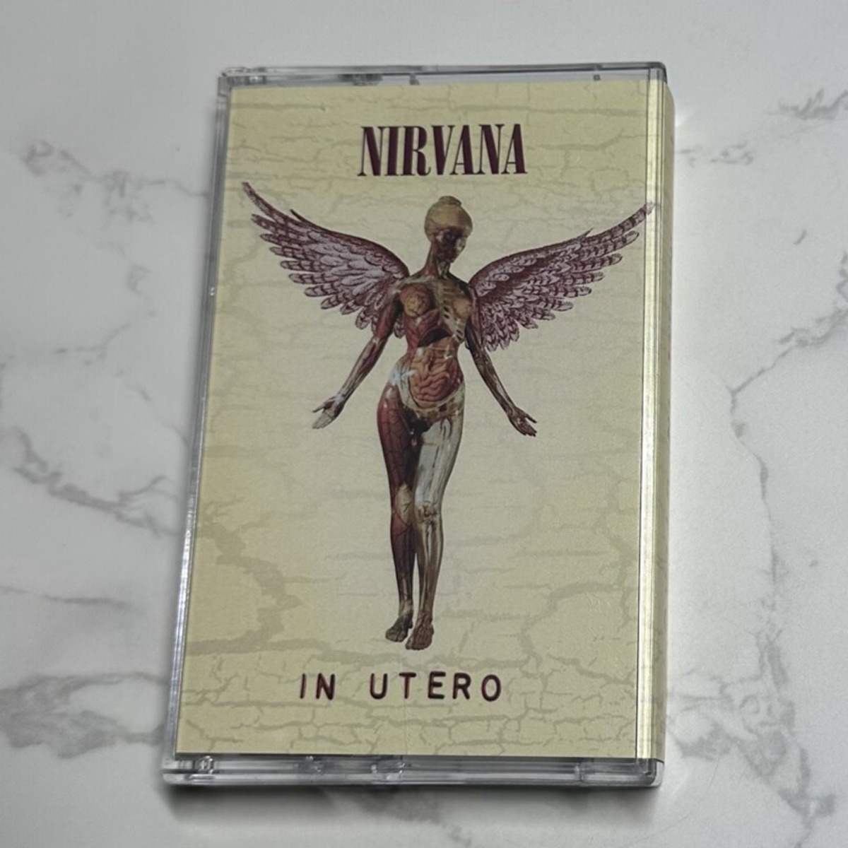 Audio With Music - Nirvana in Utero Cassette Tape Grunge