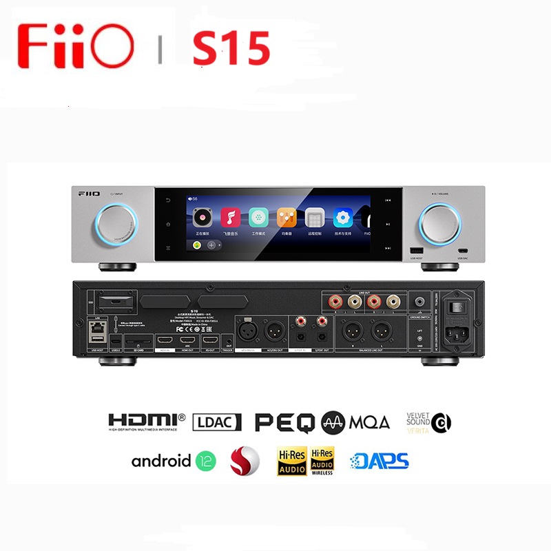Audio Music Hifi - FiiO S15 Desktop Hi-Res Audio Music