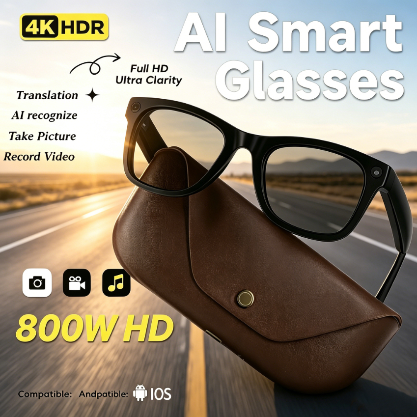 Audio Music To Video Ai - 2026 New AI Smart Glasses 8MP