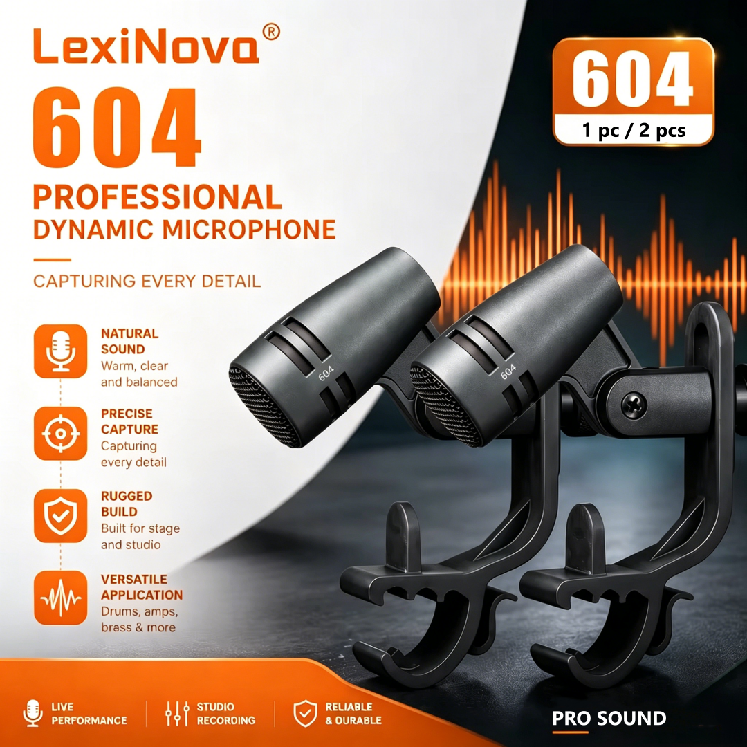 Xlr Microphone Condenser - Metal Material 604 Instrument Recording Microphone