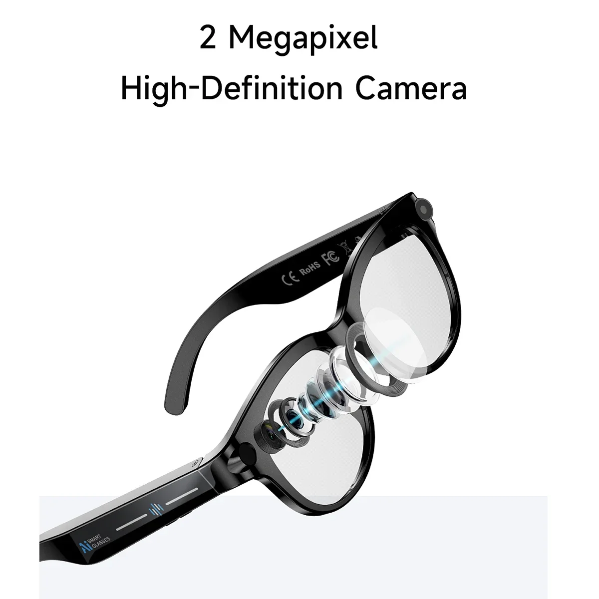 AI Sunglasses for Men with Rea - Audio Music To Video Ai reseña y precio