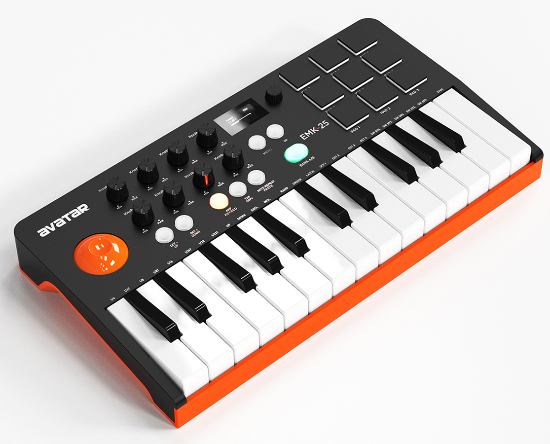 Keyboard MIDI Controller With  - Midi Controller Pad reseña y precio