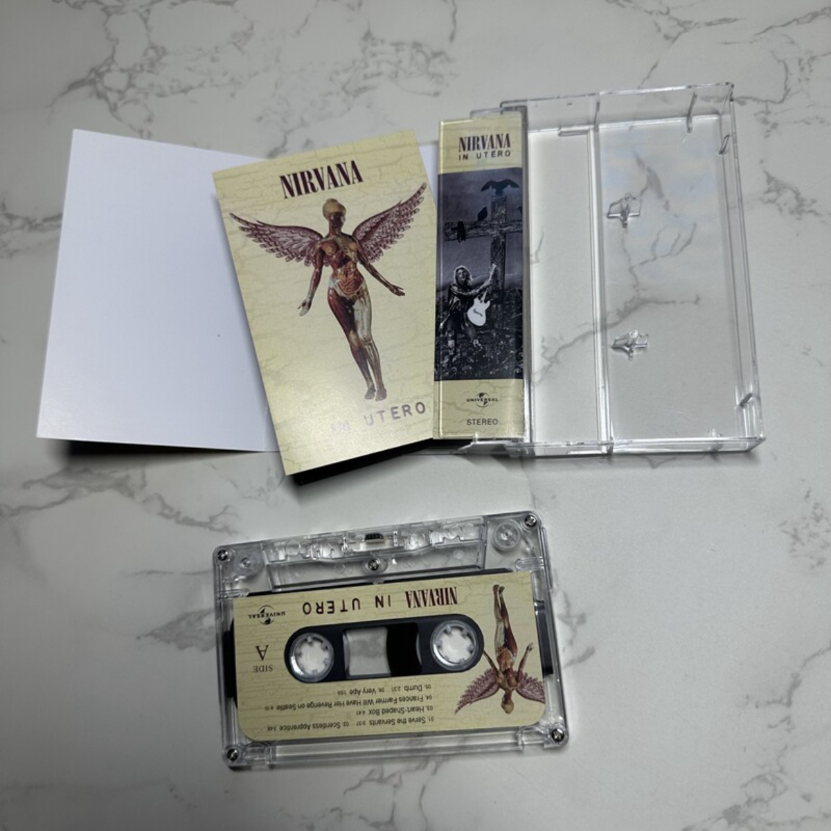 Nirvana in Utero Cassette Tape - Audio With Music reseña y precio