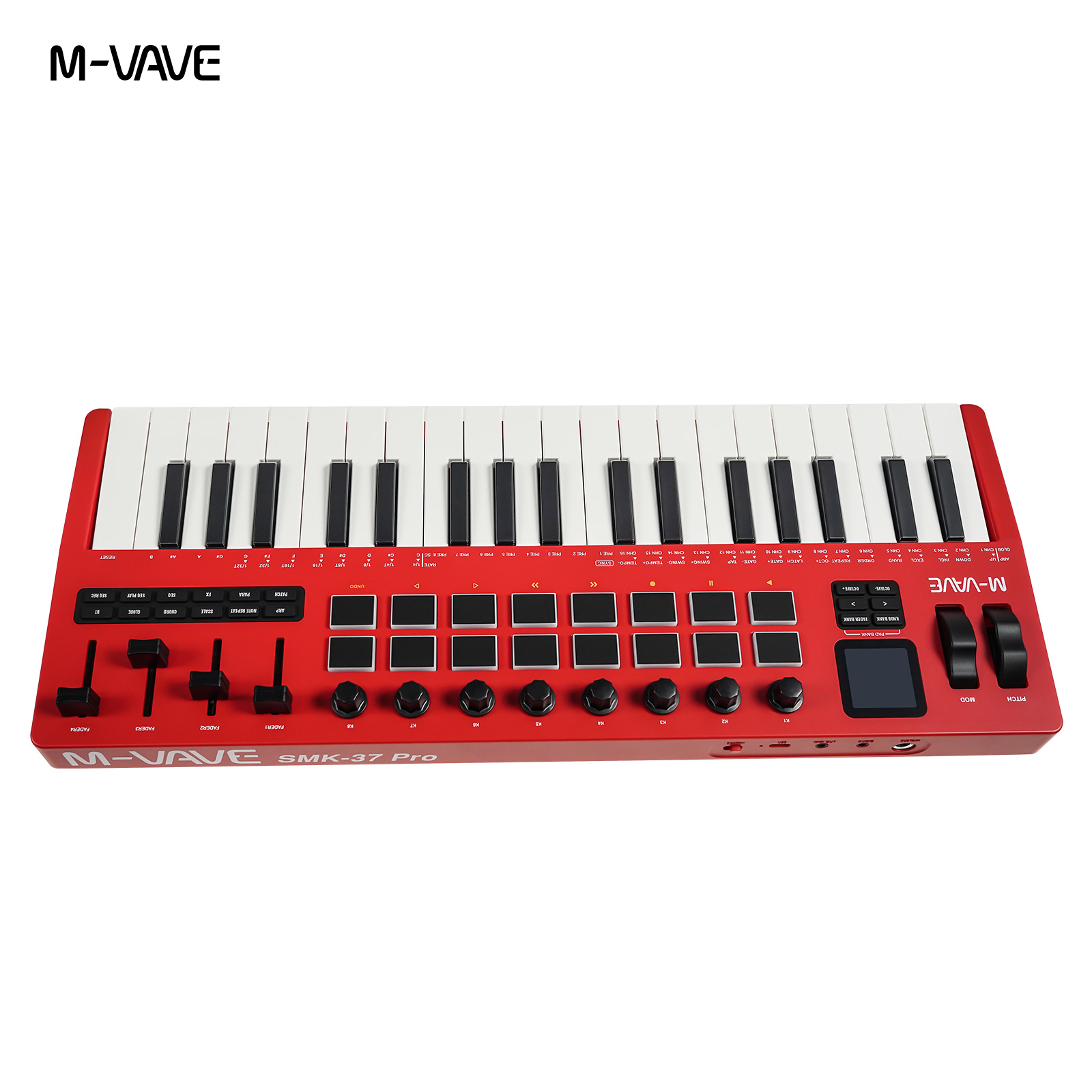 M-VAVE SMK-37 PRO Keyboard MID - Midi Controller Pad reseña y precio