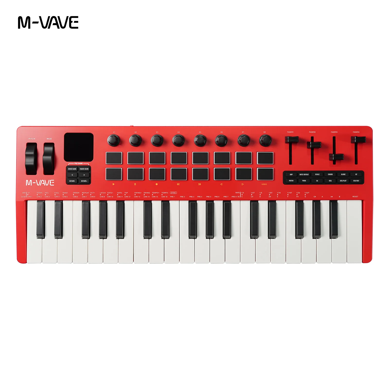 M-VAVE SMK-37 PRO Keyboard MID - Midi Controller Pad reseña y precio