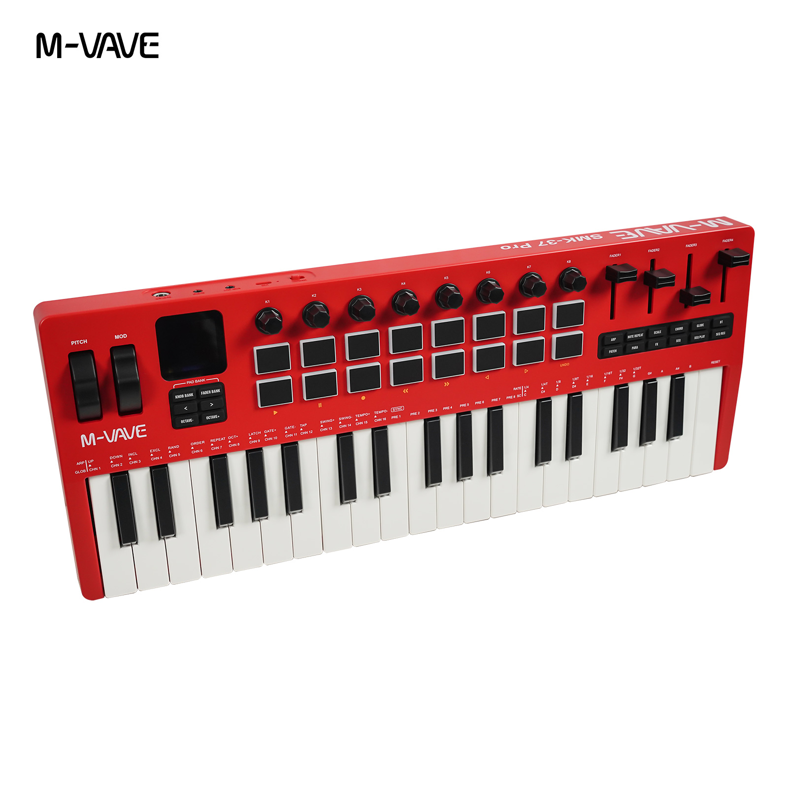 M-VAVE SMK-37 PRO Keyboard MID - Midi Controller Pad reseña y precio