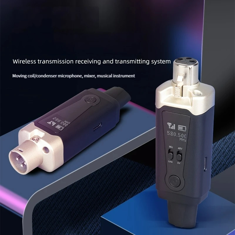 UHF Microphone Adapter Wireles - Xlr Microphone Condenser reseña y precio