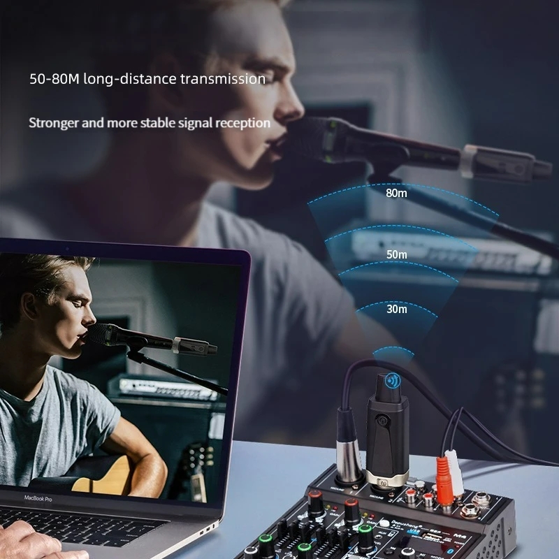 UHF Microphone Adapter Wireles - Xlr Microphone Condenser reseña y precio