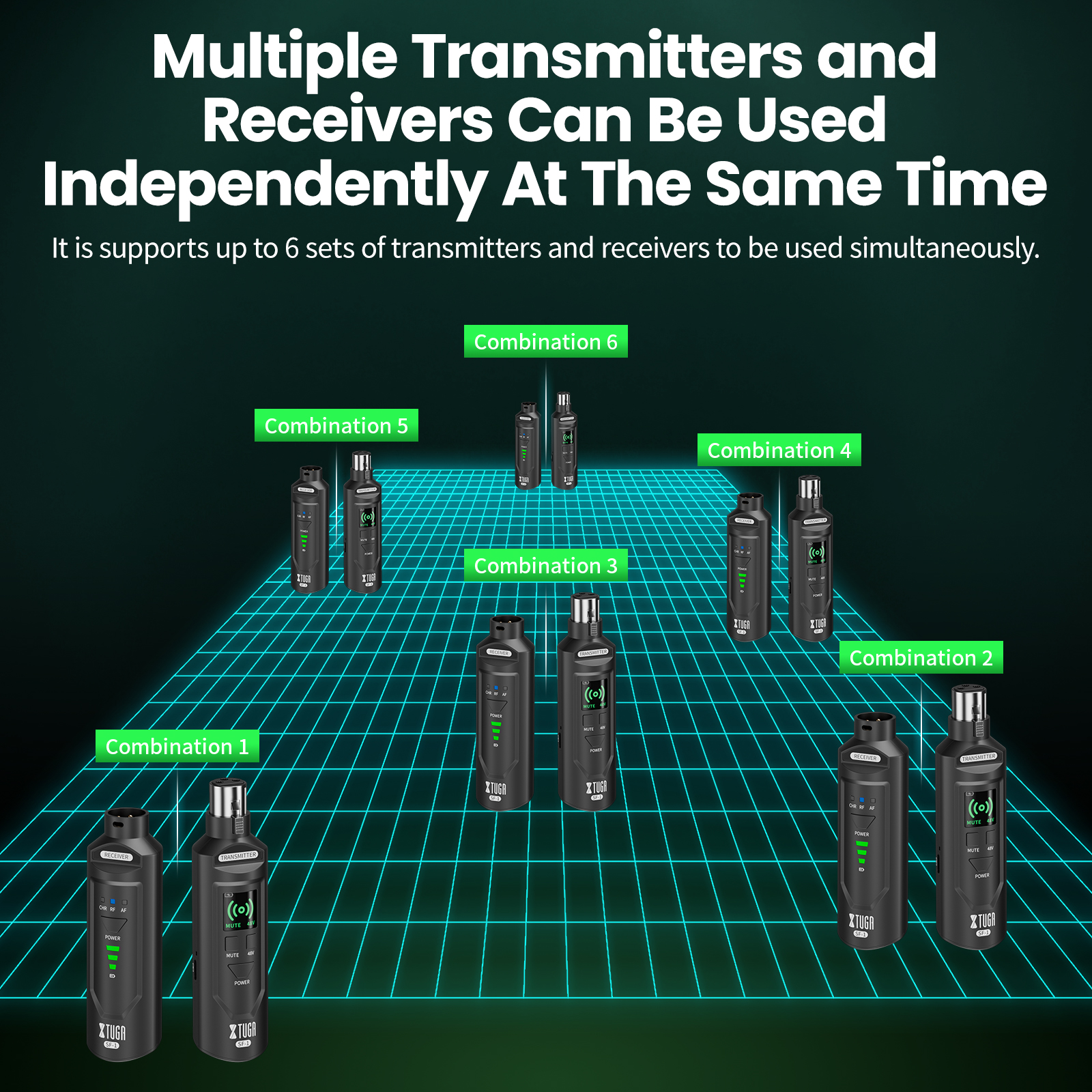 2.4G Updated XLR Transmitter a - Xlr Microphone Condenser reseña y precio