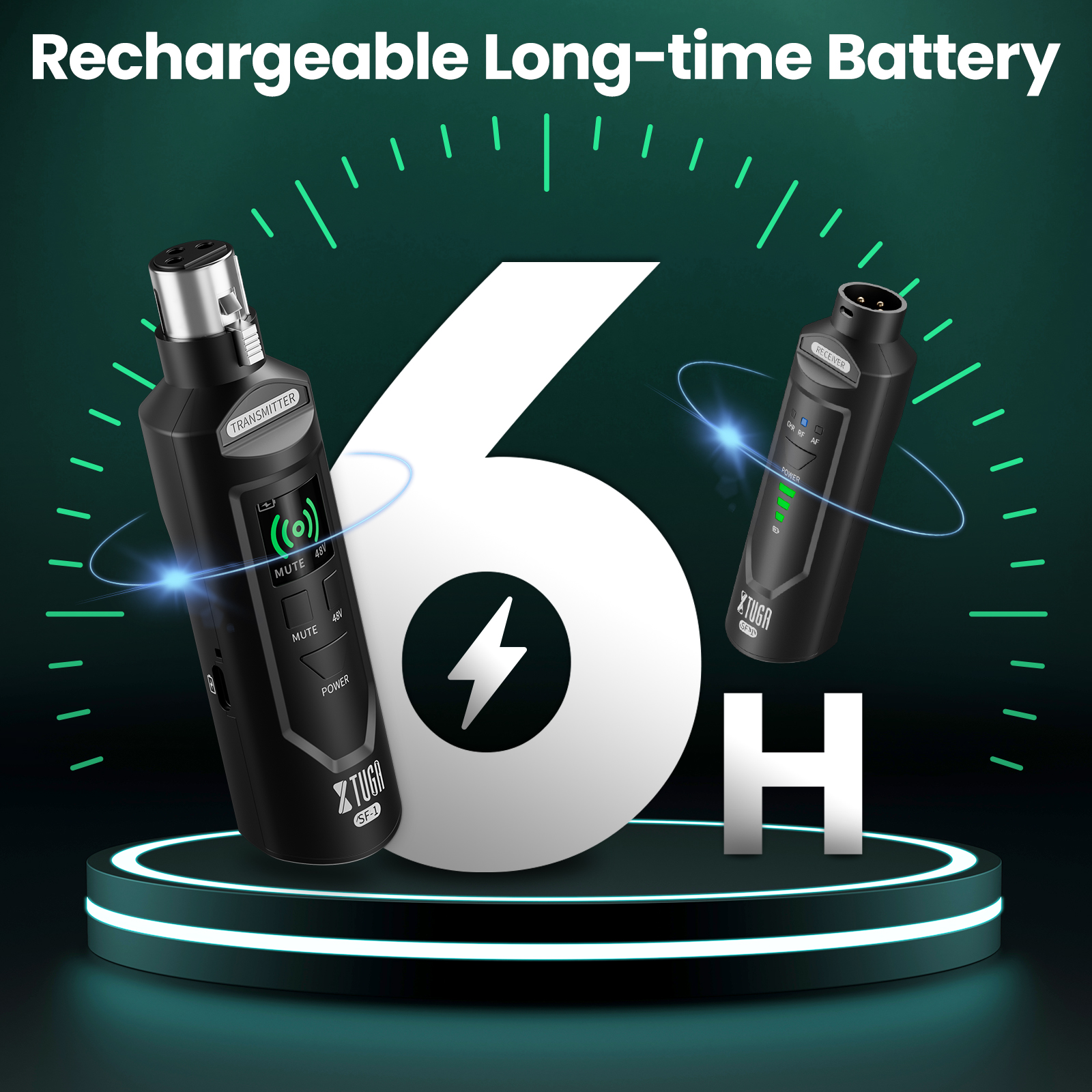 2.4G Updated XLR Transmitter a - Xlr Microphone Condenser reseña y precio