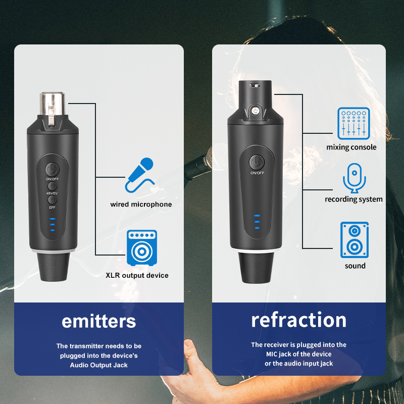 Wireless XLR Transmitters And  - Xlr Microphone Condenser reseña y precio