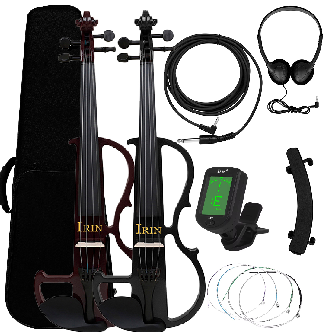  IRIN 4/4 Electric Violin Sil - Violin Rosin Bow reseña y precio