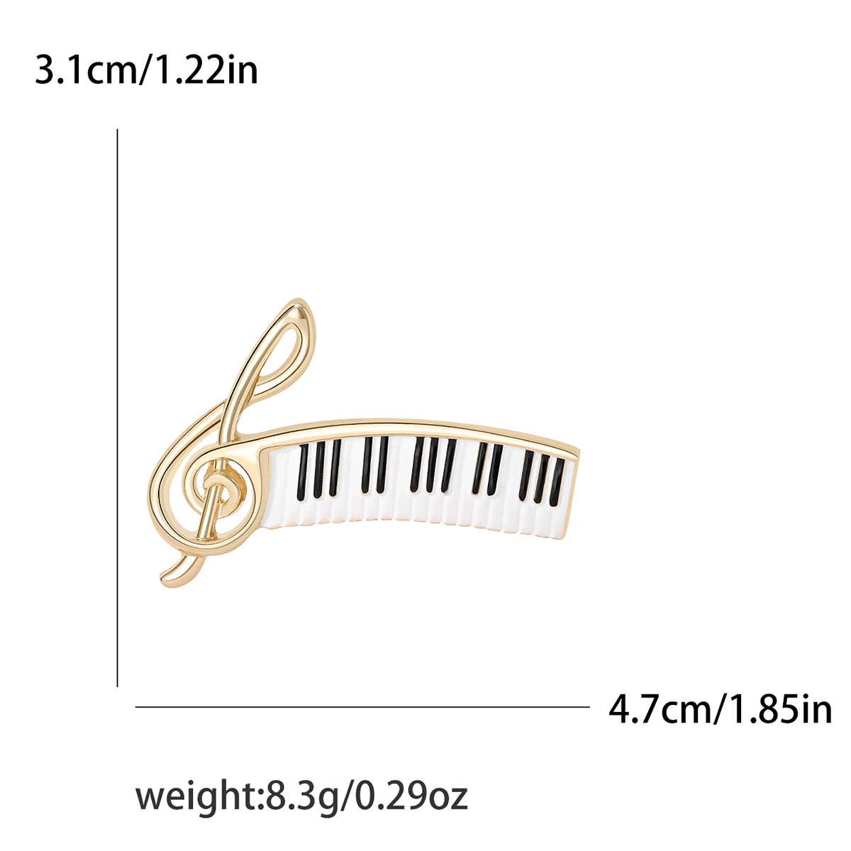 Beaut&Berry Classic Enamel Pia - Audio Music Notes reseña y precio