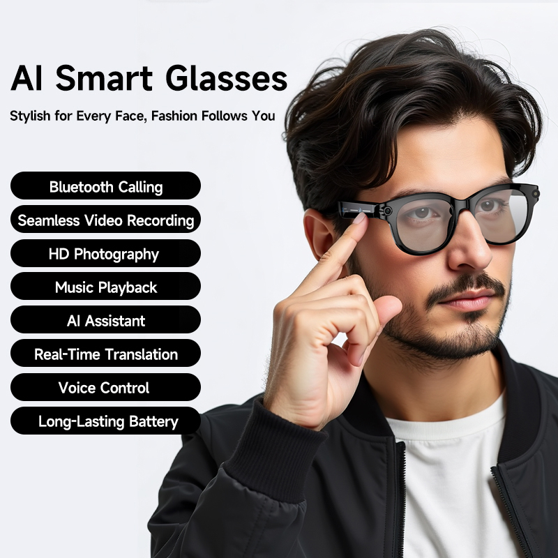 Lenovo 8K HD AI Smart Glasses  - Audio Music To Video Ai reseña y precio