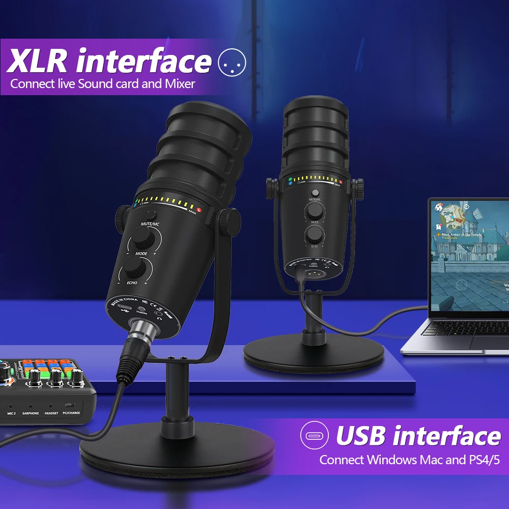 Haomuren Professional Dynamic  - Xlr Microphone Condenser reseña y precio