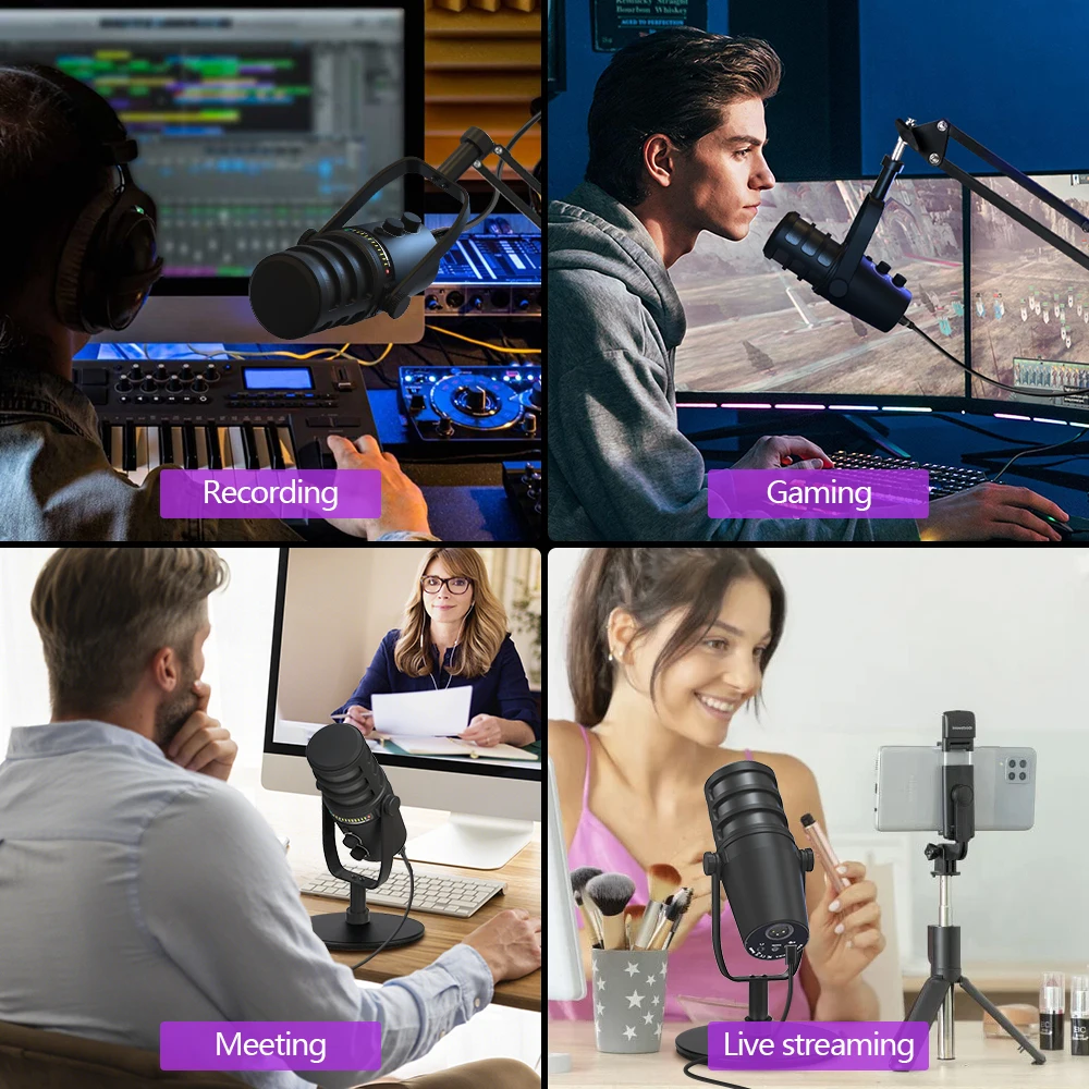 Haomuren Professional Dynamic  - Xlr Microphone Condenser reseña y precio