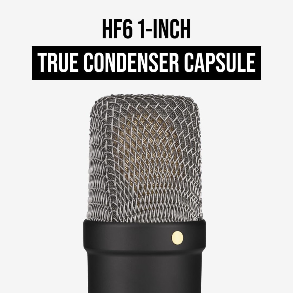 Professional Large-Diaphragm C - Xlr Microphone Condenser reseña y precio