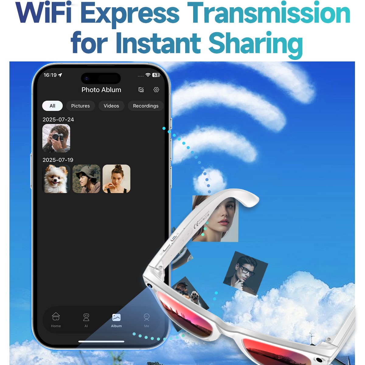 Trending Smart Sunglasses With - Audio Music To Video Ai reseña y precio