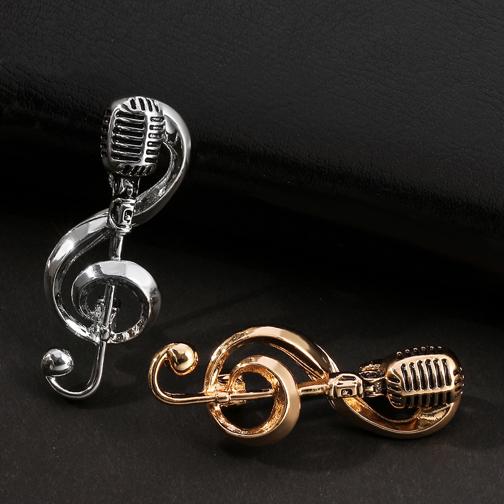 Elegant Microphone Music Note  - Audio Music Notes reseña y precio