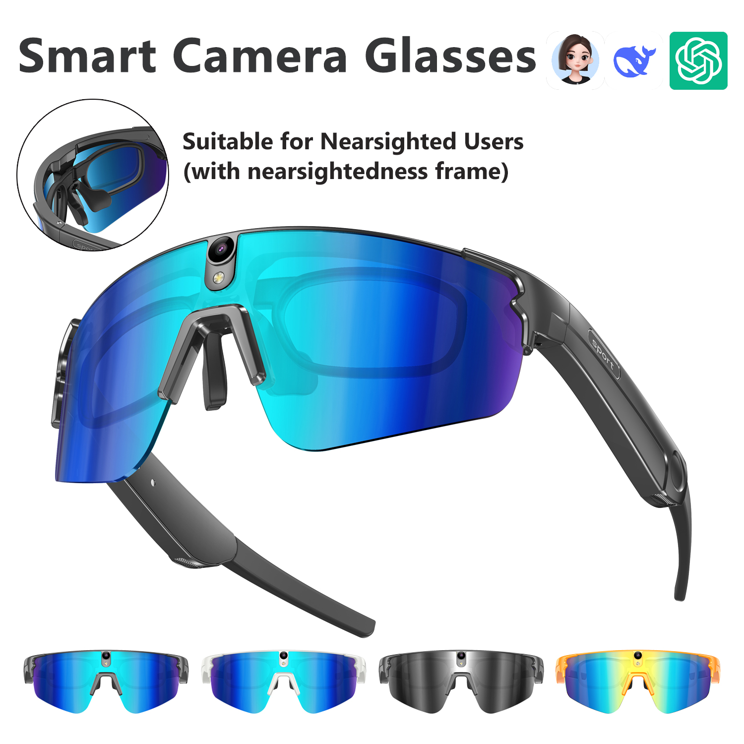 L805 AI Smart Glasses With 800 - Audio Music To Video Ai reseña y precio