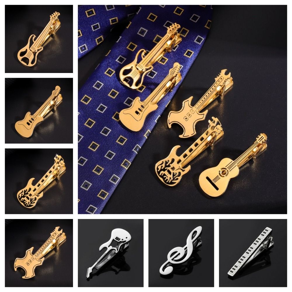 Fashion Treble Clef Guitar Tie - Audio Music Notes reseña y precio