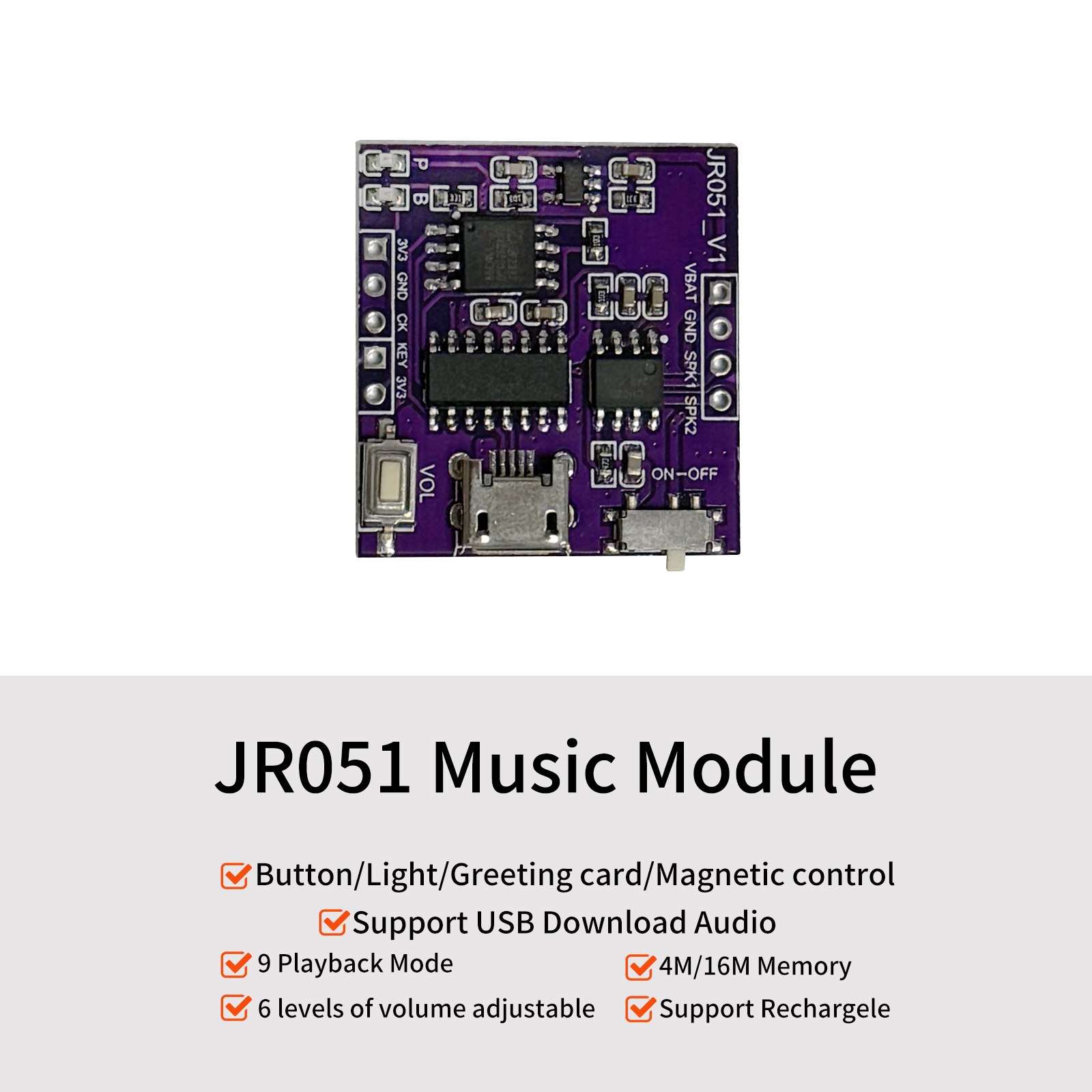 Music Sound Module USB Downloa - Download Audio Music Player reseña y precio