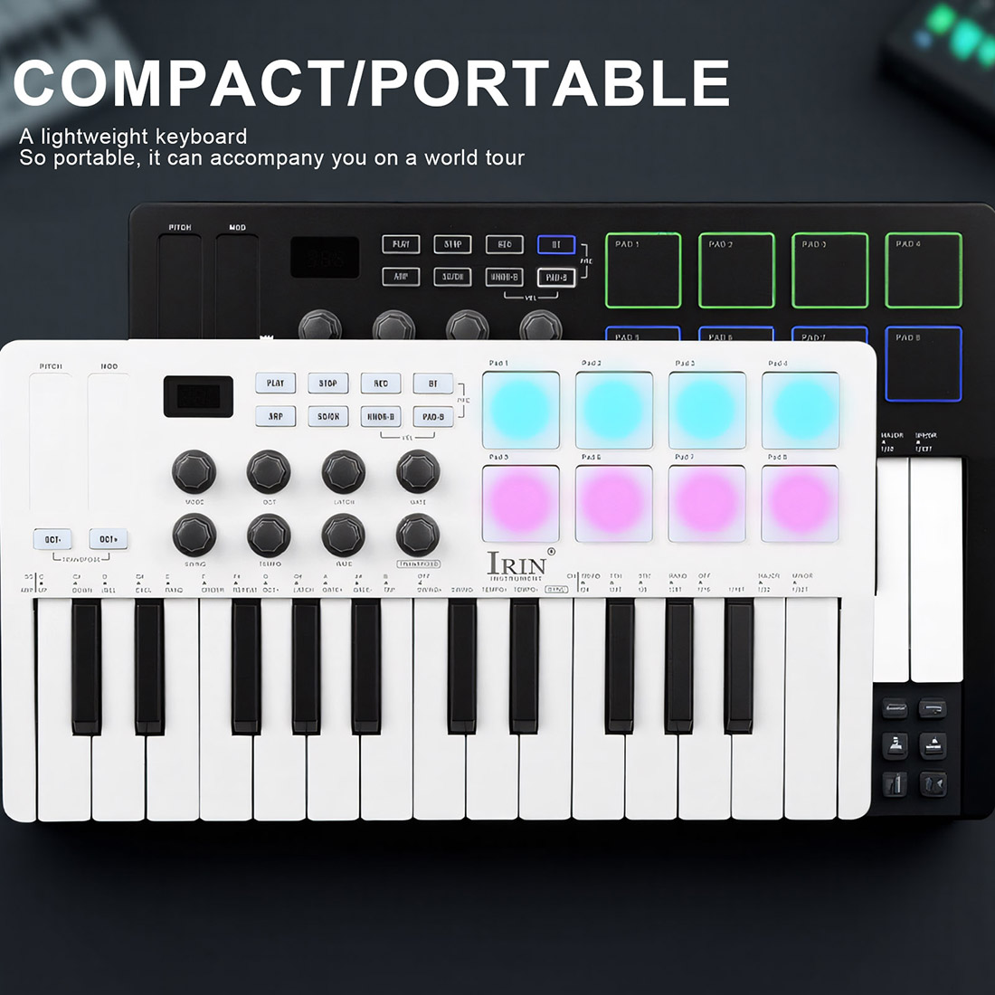 SMK-25  Portable Keyboard MIDI - Midi Controller Pad reseña y precio