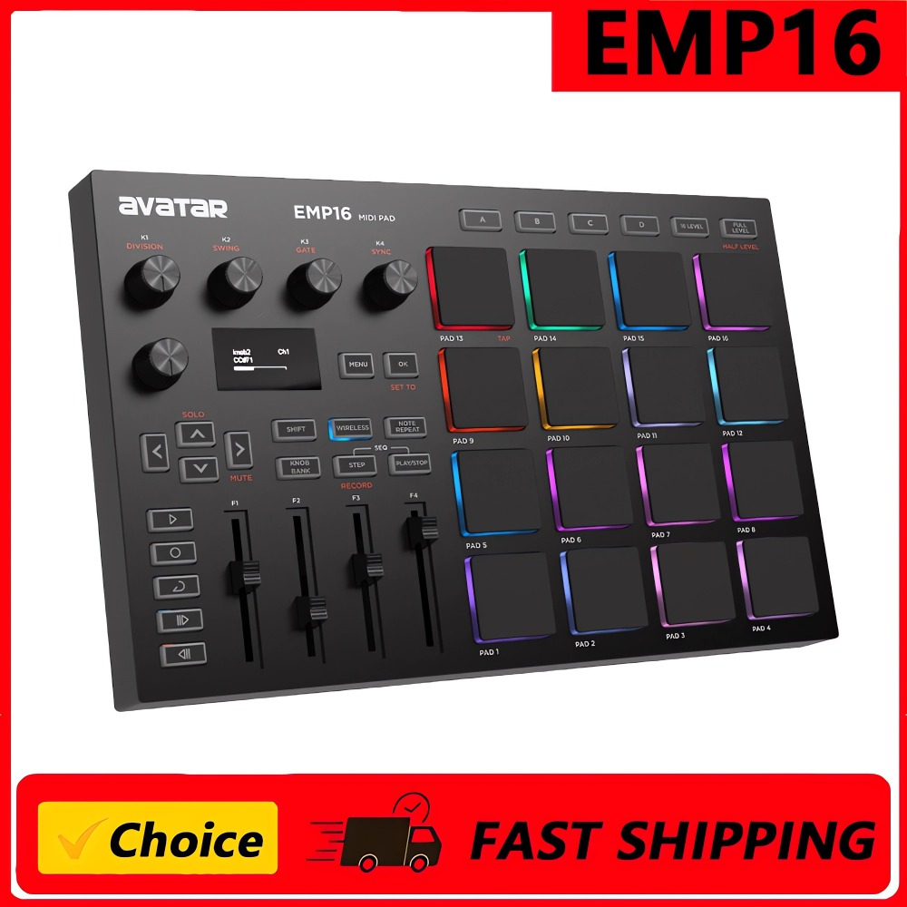 EMP16 MIDI Pad Controller Beat - Midi Controller Pad reseña y precio