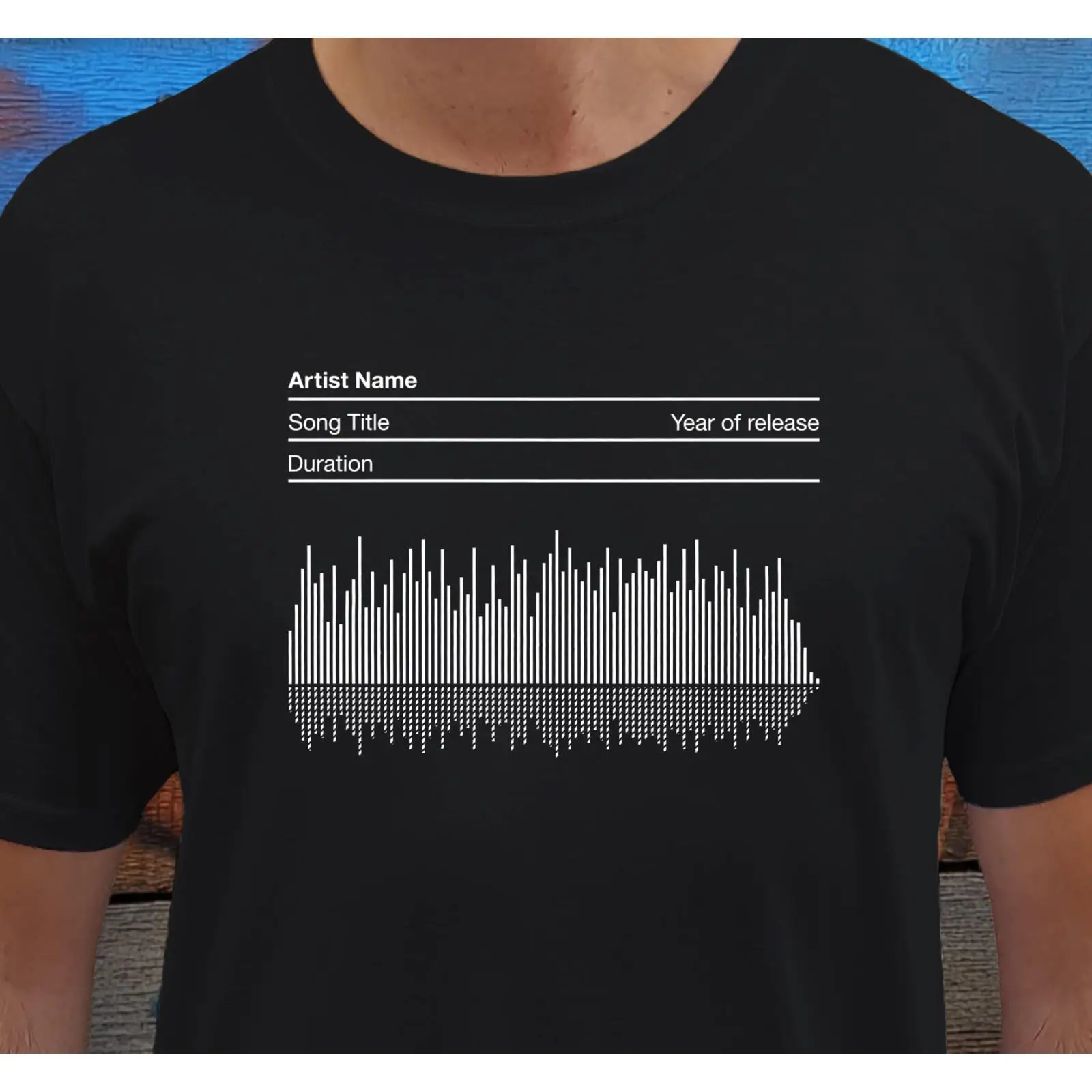 Personalised Soundwave T Shirt - Music Song Audio reseña y precio