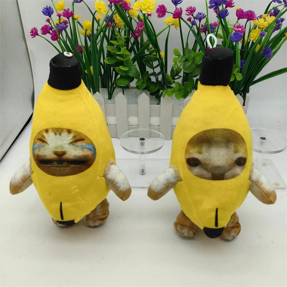 18cm Banana Cat Doll Keychain  - Audio Music Car reseña y precio
