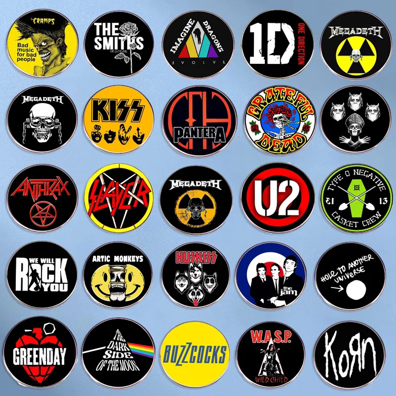 Pop Rock Band Pin Punk Music B - Audio Music Lollipop reseña y precio