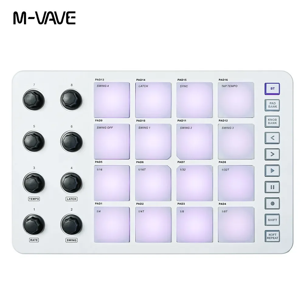 M-VAVE SMC-PAD Launch Pad USB- - Midi Controller Pad reseña y precio