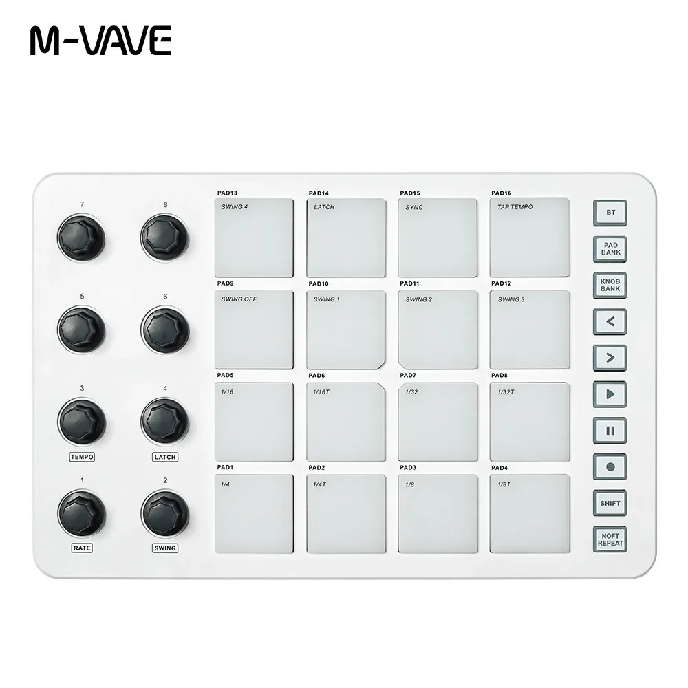 M-VAVE SMC-PAD Launch Pad USB- - Midi Controller Pad reseña y precio