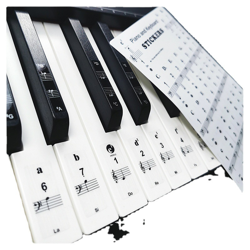 Transparent Piano Keyboard Sti - Audio Music Notes reseña y precio