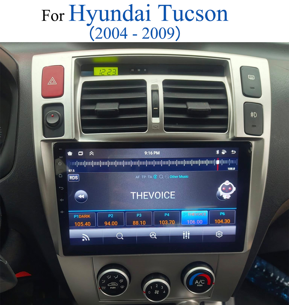 Car Radio Stereo For Hyundai T - Audio Music India reseña y precio