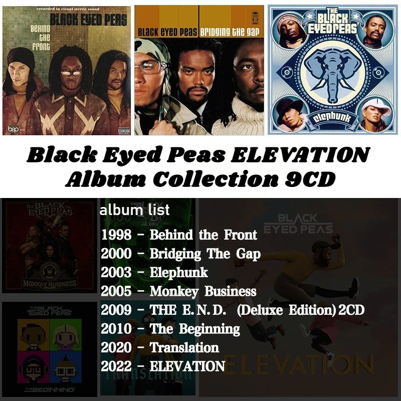 Black Eyed Peas Complete 9CD M - Audio With Music reseña y precio