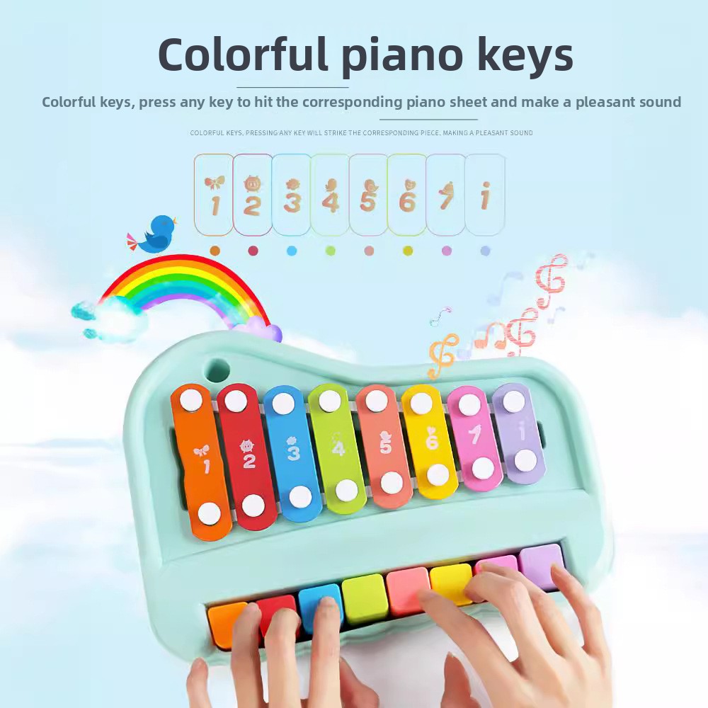 8-Note Xylophone Piano 2-in-1  - Audio Music Notes reseña y precio