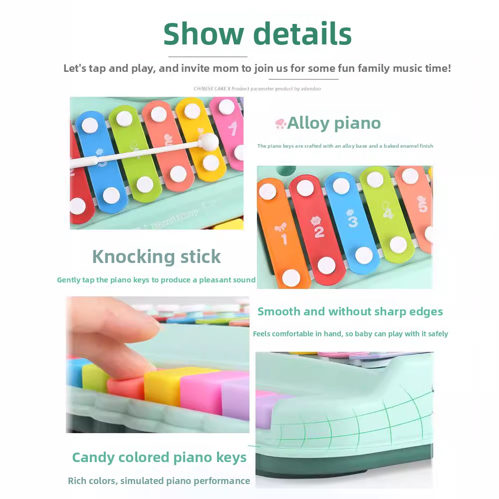 8-Note Xylophone Piano 2-in-1  - Audio Music Notes reseña y precio
