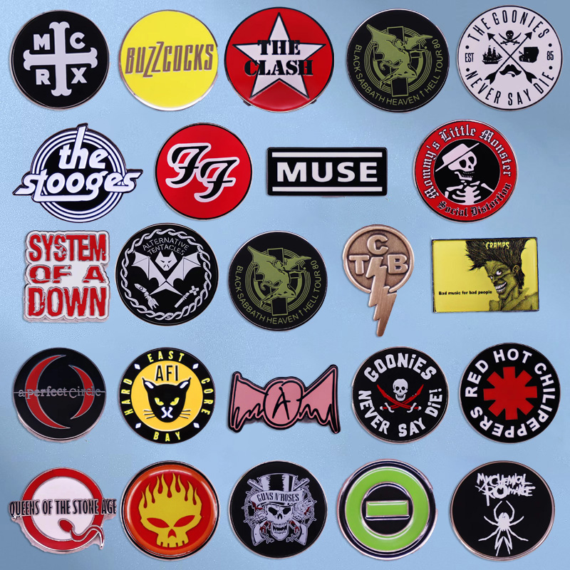 Pop Rock Band Enamel Pin Music - Audio Music Lollipop reseña y precio