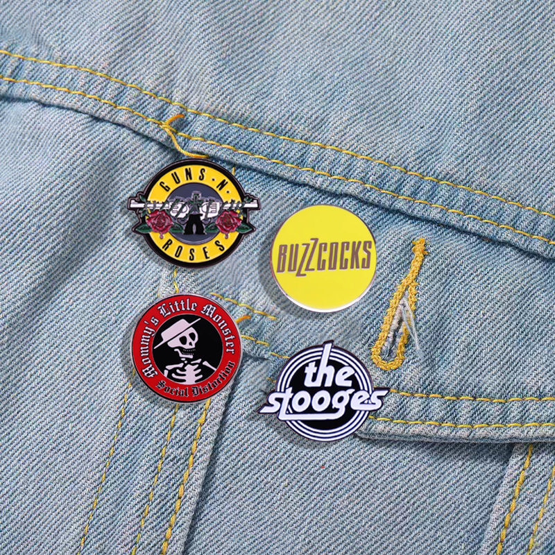 Pop Rock Band Enamel Pin Music - Audio Music Lollipop reseña y precio