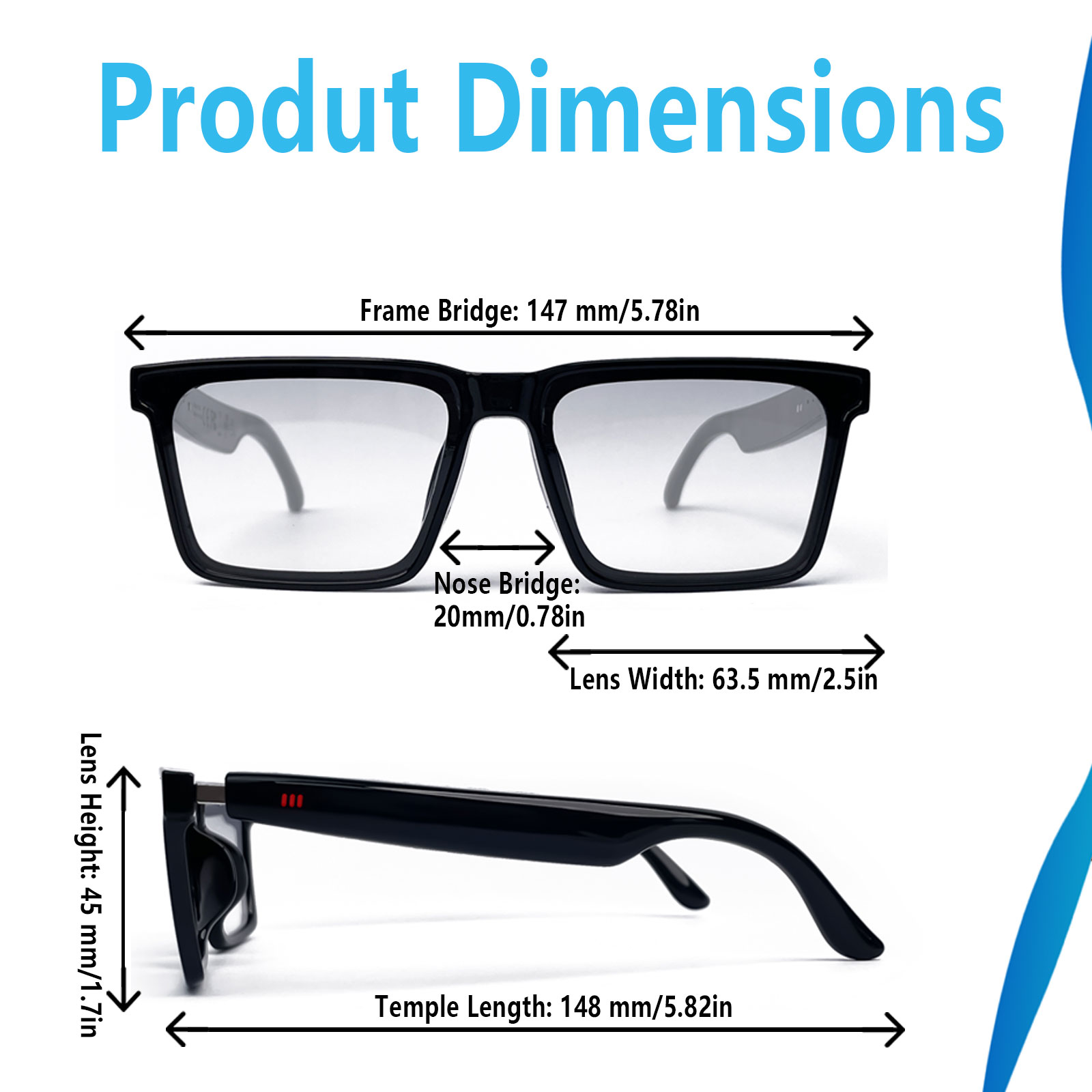 Smart Audio Glasses with Real- - Audio Music Hifi reseña y precio