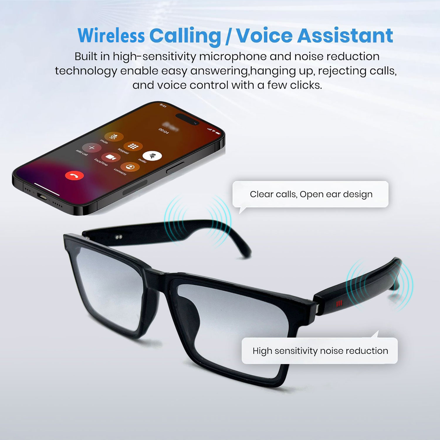 Smart Audio Glasses with Real- - Audio Music Hifi reseña y precio