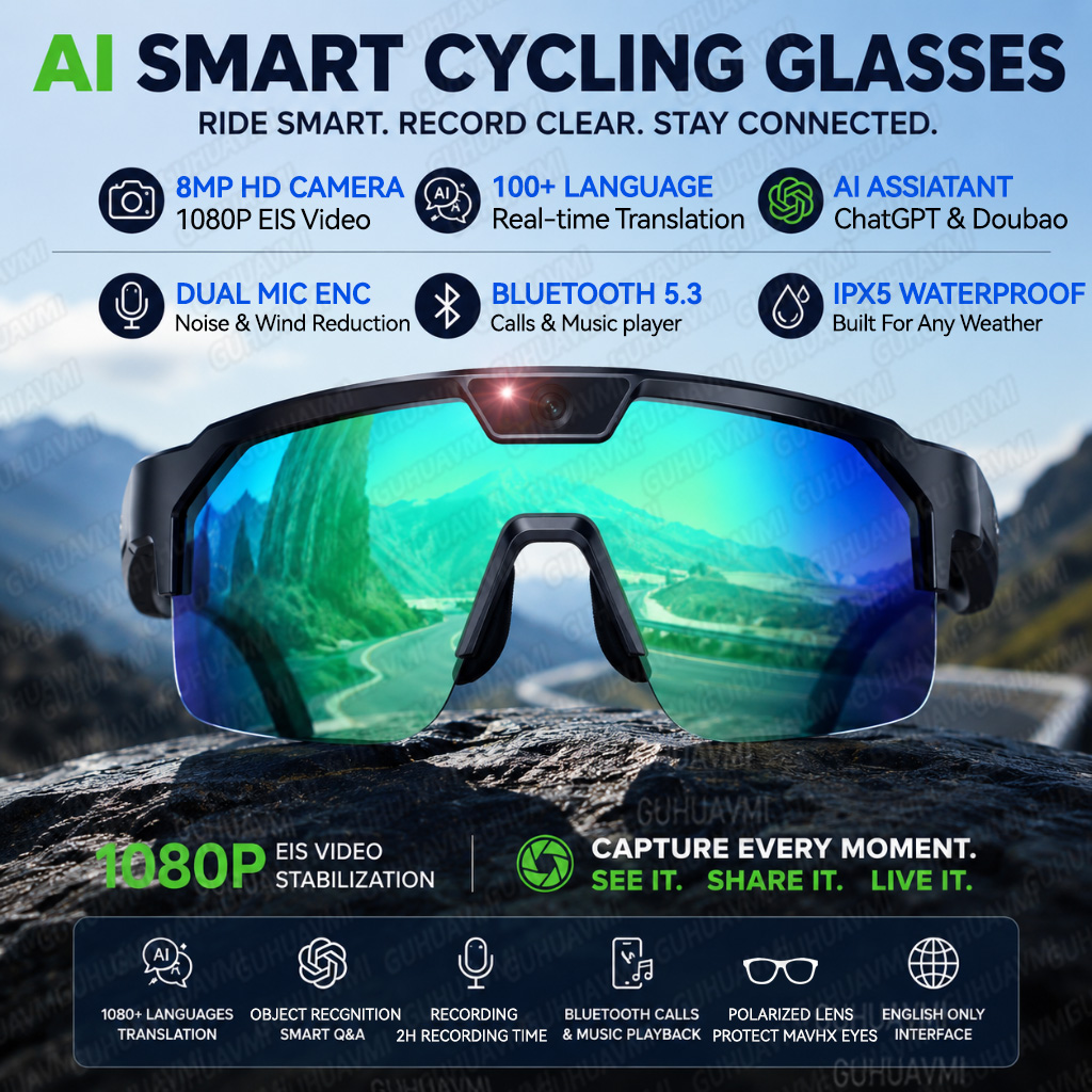 2026 Upgrade Smart Glasses wit - Audio Music To Video Ai reseña y precio