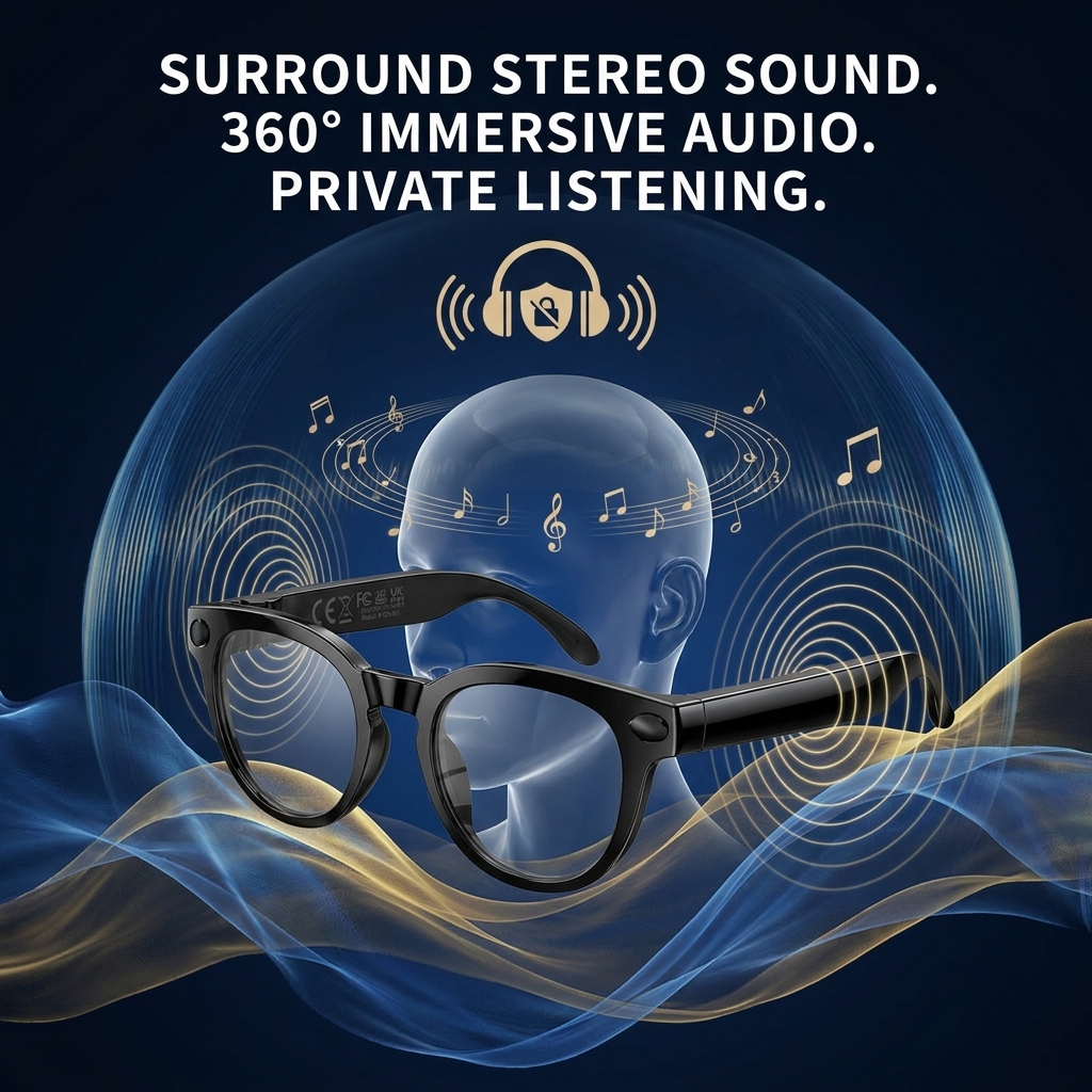 2026 New AI Smart Glasses with - Audio Music To Video Ai reseña y precio