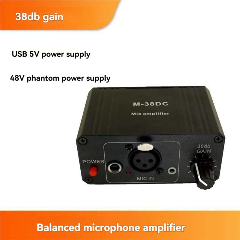 ABJF-Protable Microphone Pream - Xlr Microphone Condenser reseña y precio