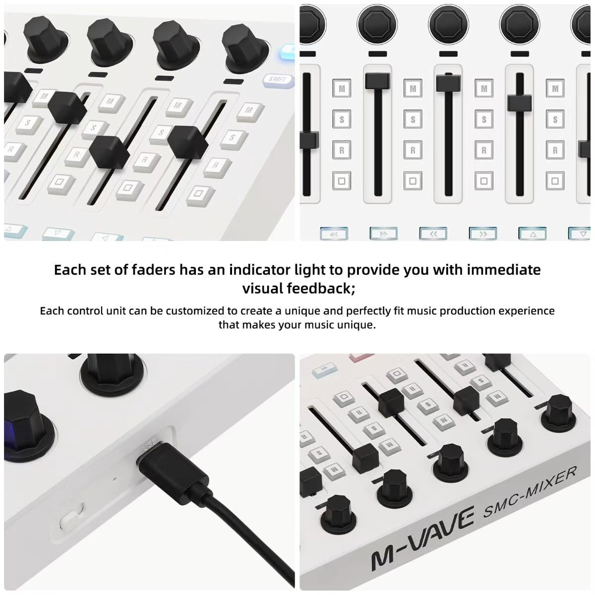 M-VAVE SMC-MIXER Wireless MIDI - Midi Controller Pad reseña y precio