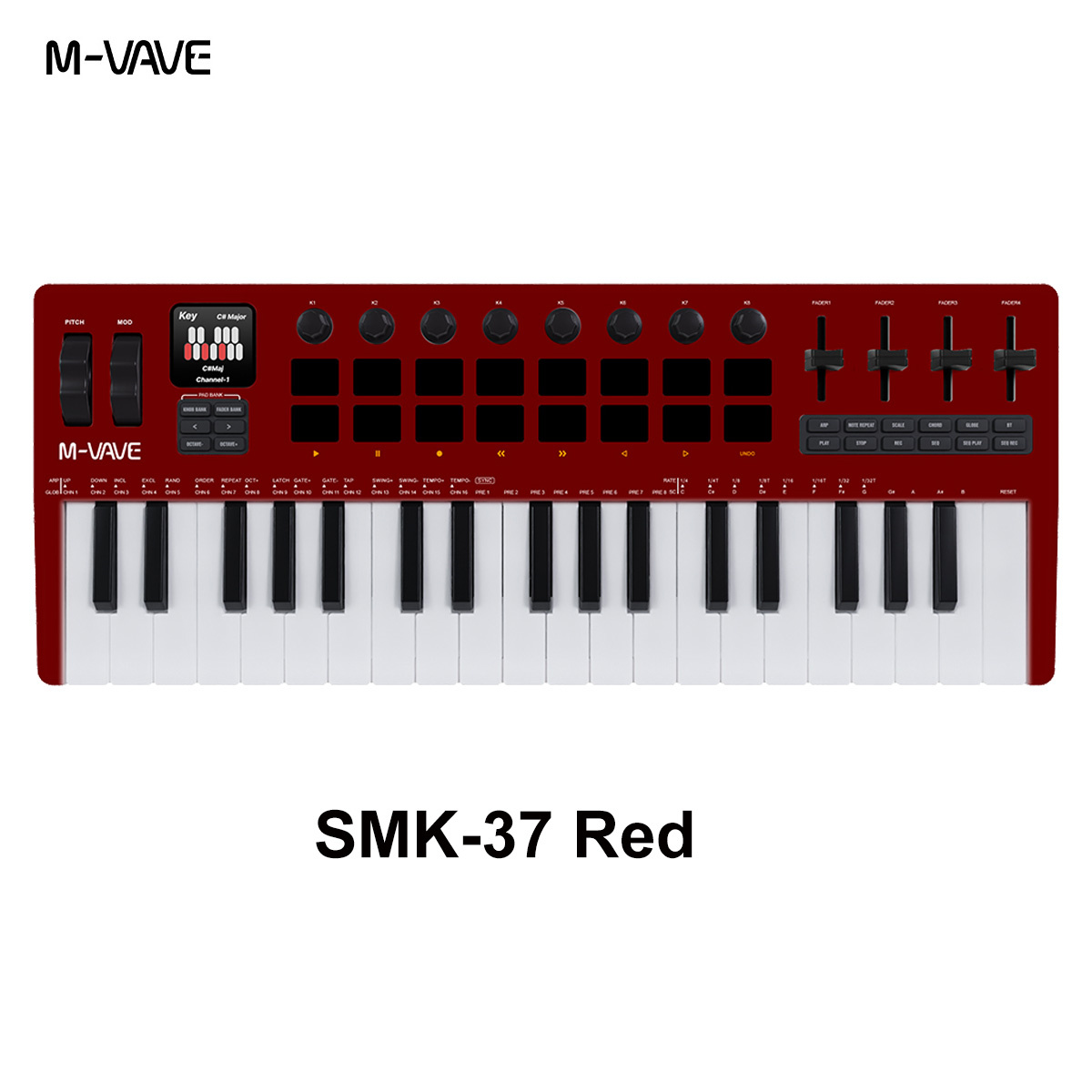 M-VAVE SMK-37 Pro New Wireless - Midi Controller Pad reseña y precio