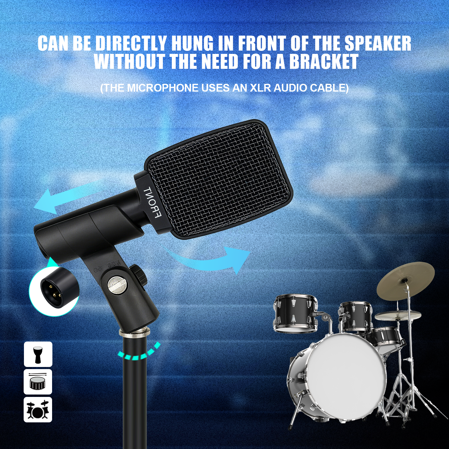 New 906 Instrument Recording M - Xlr Microphone Condenser reseña y precio