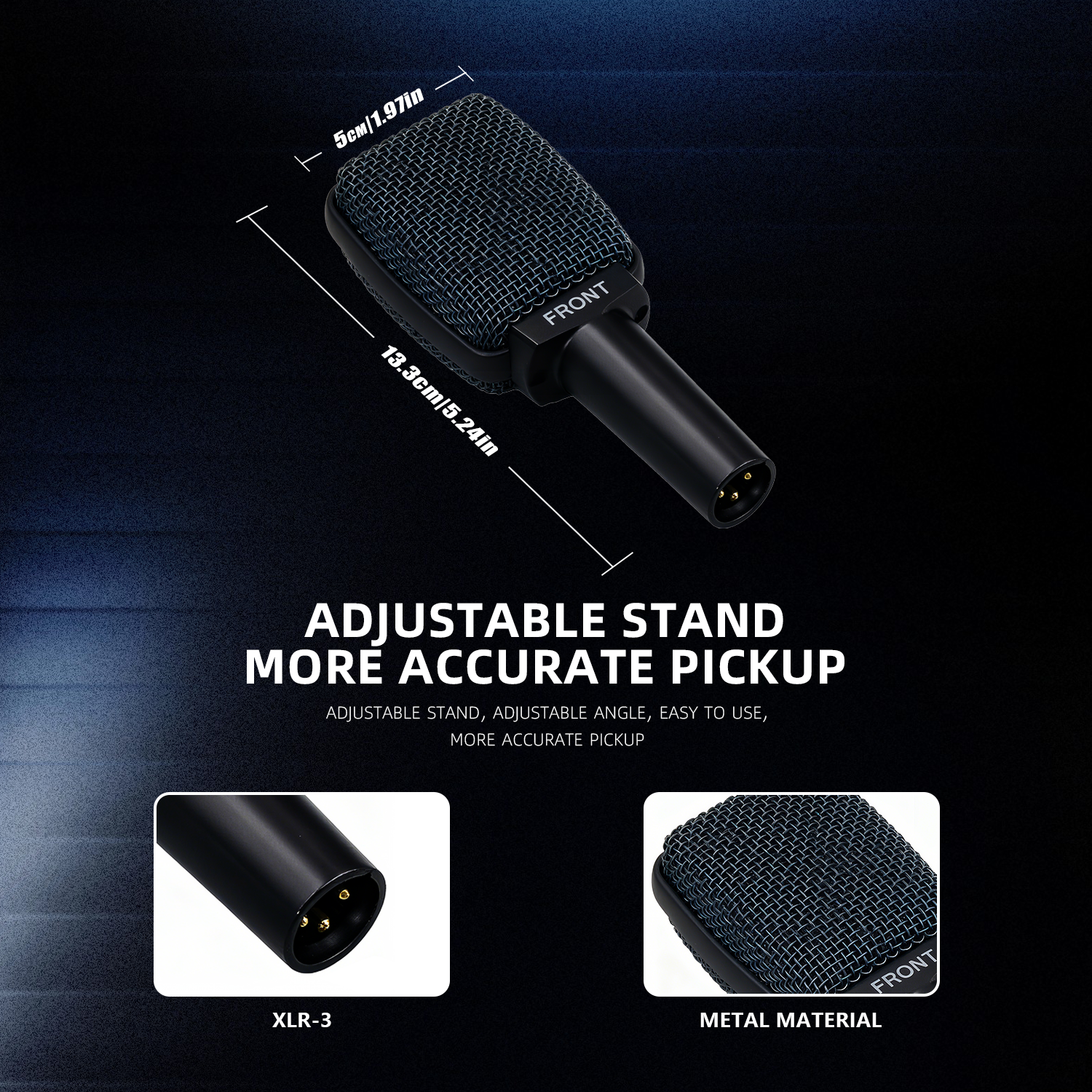 New 906 Instrument Recording M - Xlr Microphone Condenser reseña y precio